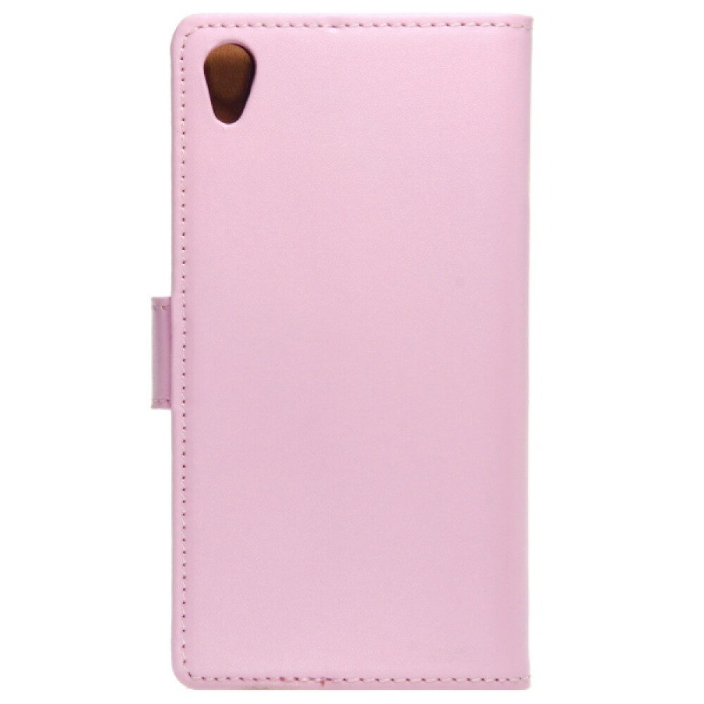 Handytasche Leder Handyhülle für Sony Xperia Z2 Rosa Schutzhülle 4250710552757 (Book Cover)