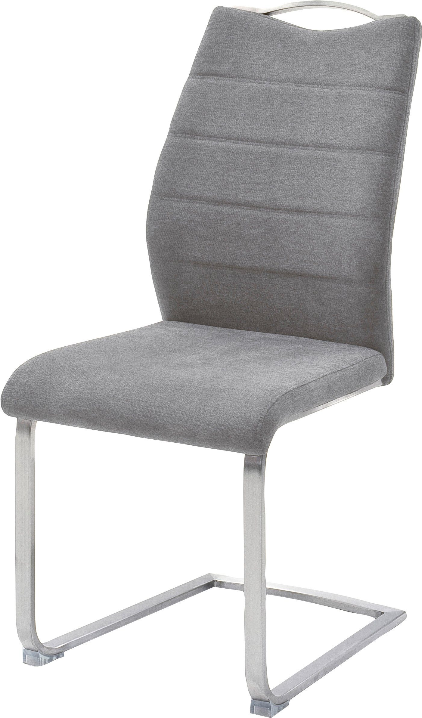 MCA furniture Freischwinger Ferrera Stuhl Kg bis St), Grau 2 Grau (Set, | 140 belastbar