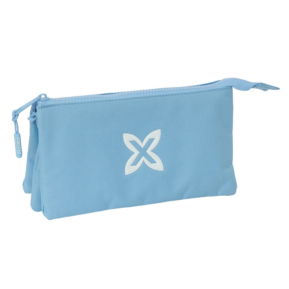 Munich Federtasche Dreifaches Mehrzweck-Etui Munich Basic Blau 22x12x3 cm