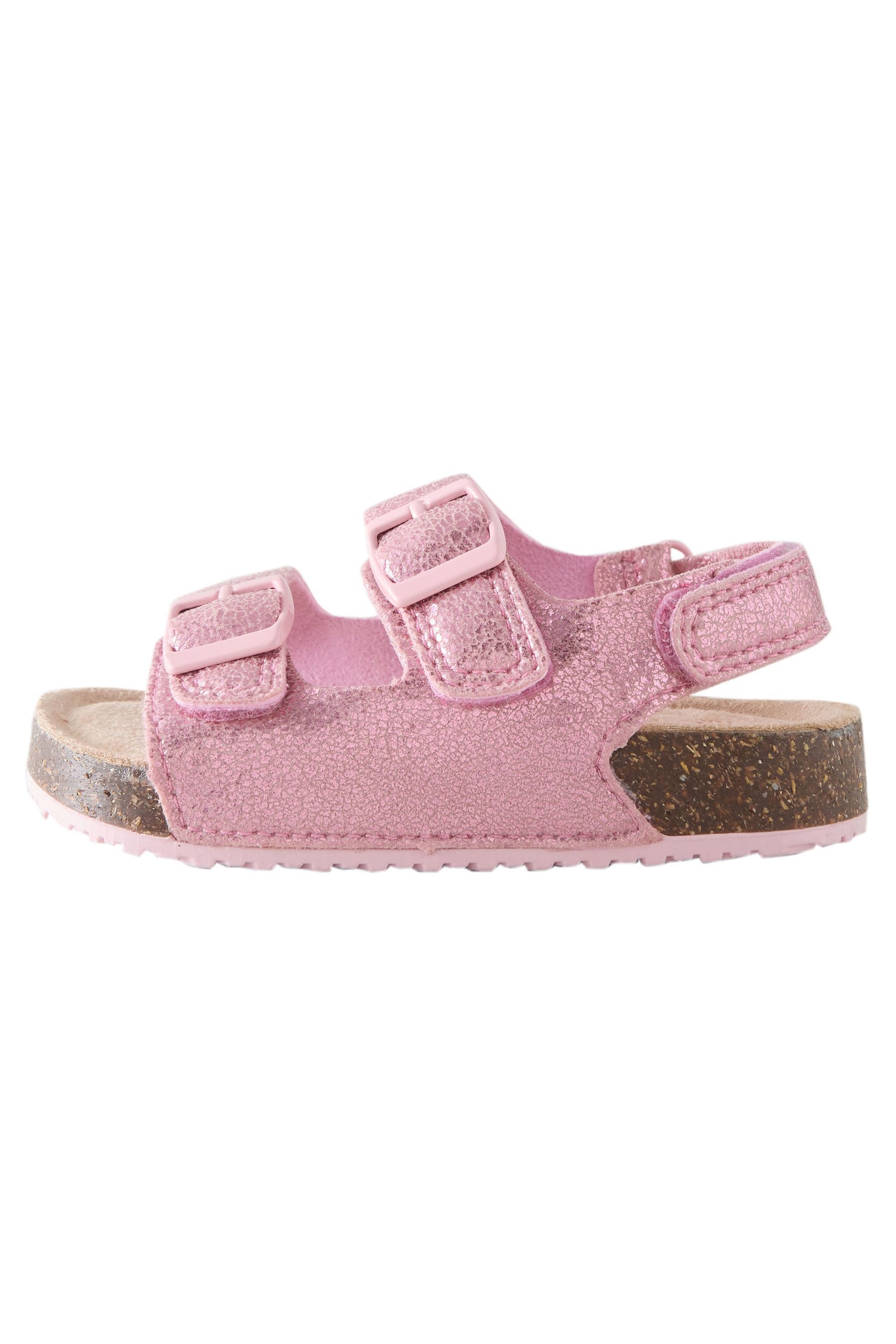 Next Sandalen mit zwei schmalen Riemchen + Kork-Fußbett Sandale (1-tlg)