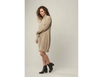 MELA Jerseykleid MELA Bio-Damen-Strickkleid 'ABAZIN' mit Rollkragen