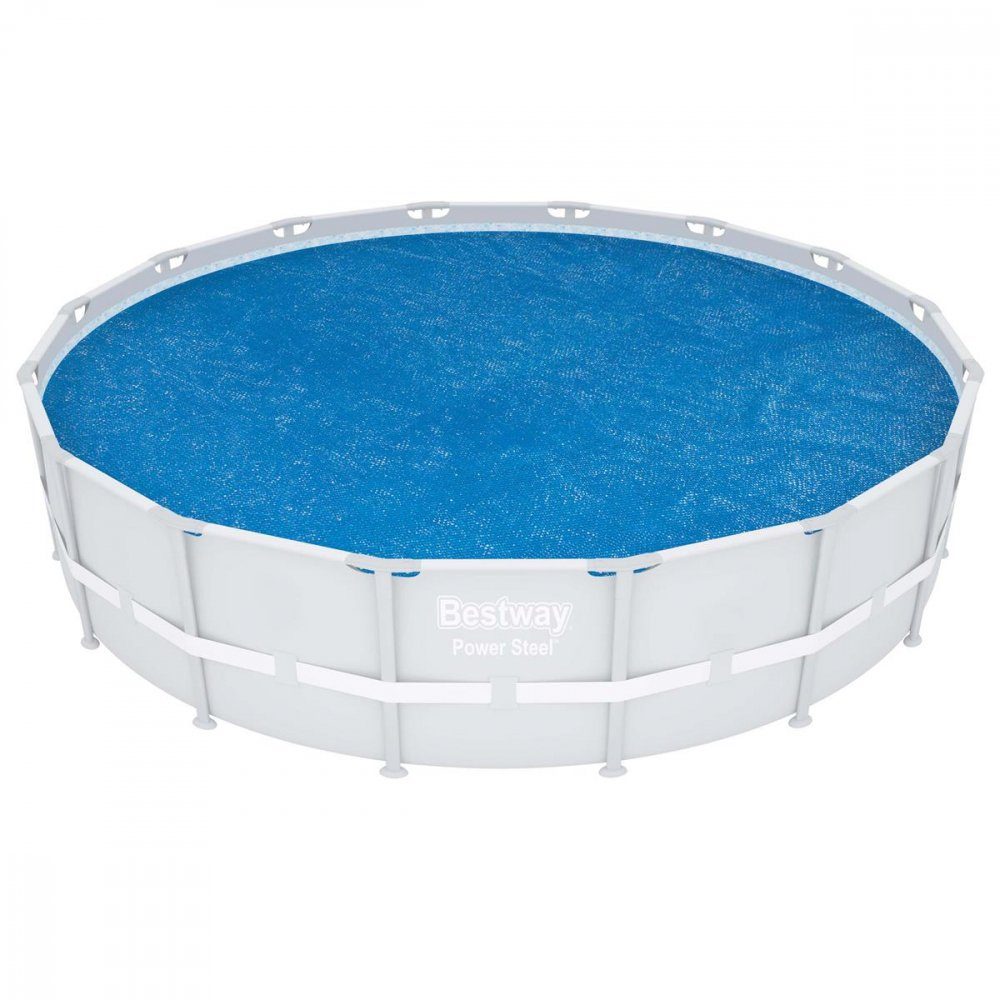 Pool-Abdeckplane Bestway Flowclear PE-Solarabdeckplane Durchmesser 462 cm