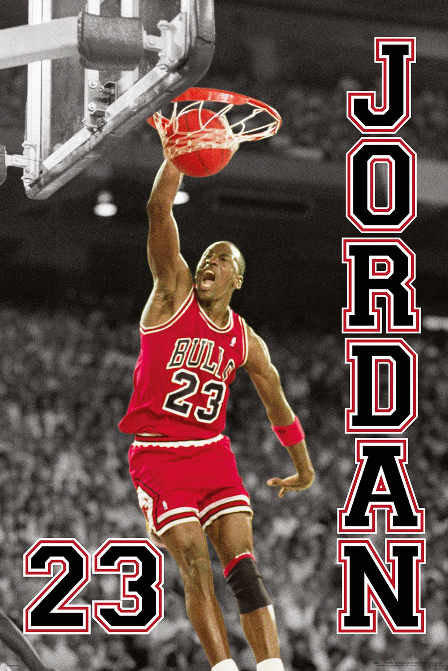 Close Up Poster Michael Jordan Poster 23 61 x 91,5 cm günstig online kaufen