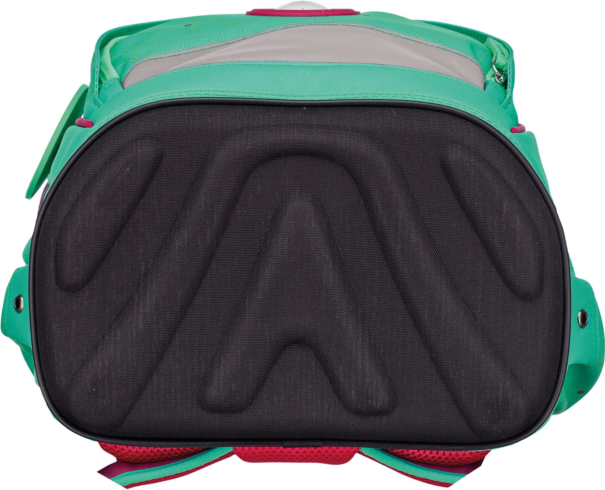 DerDieDas® Schulrucksack ErgoFlex, Peppermint Pony (Set, 5-tlg)