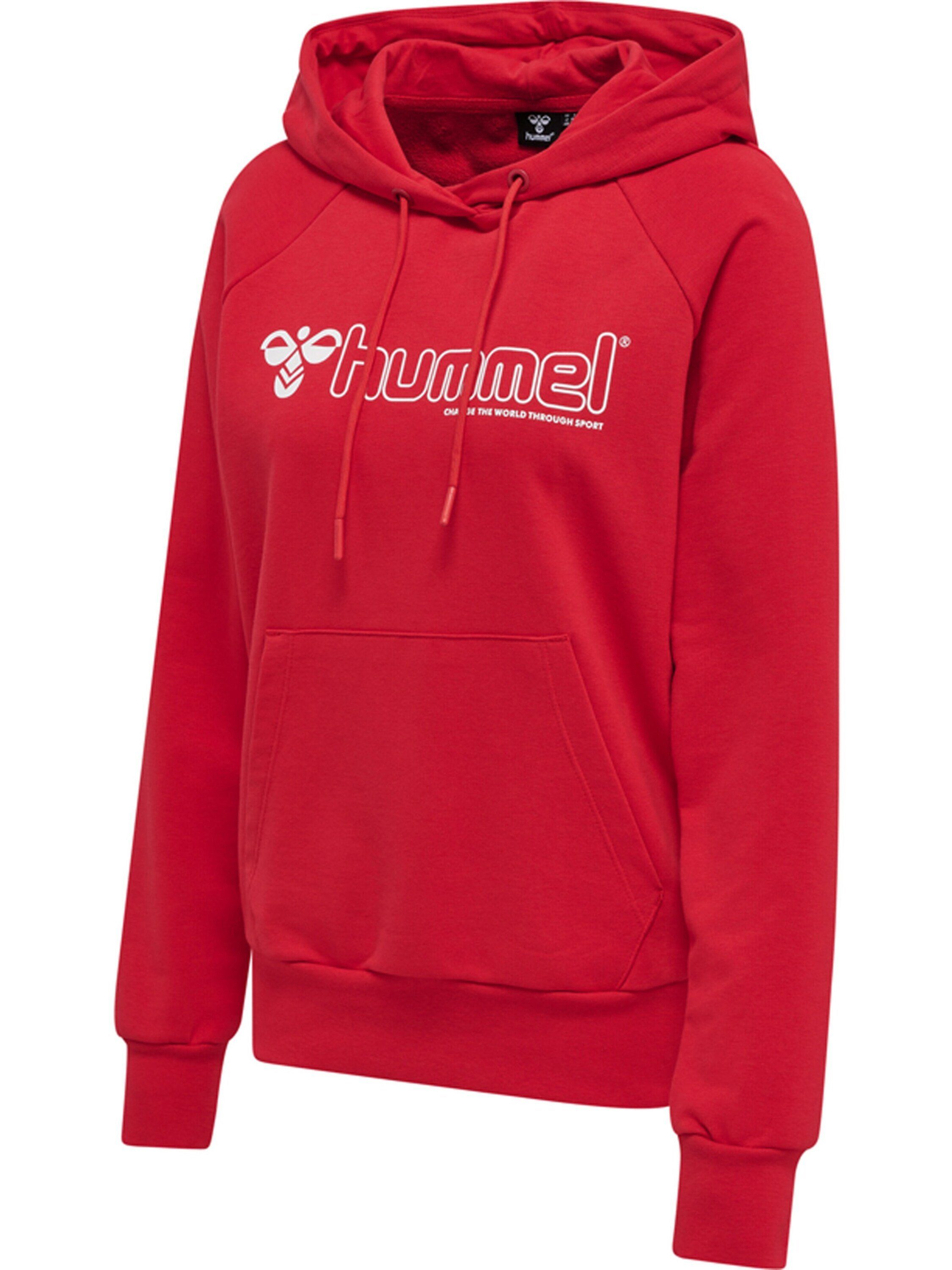 Noni Details, hummel Plain/ohne (1-tlg) Weiteres 2.0 Detail Rot Sweatshirt