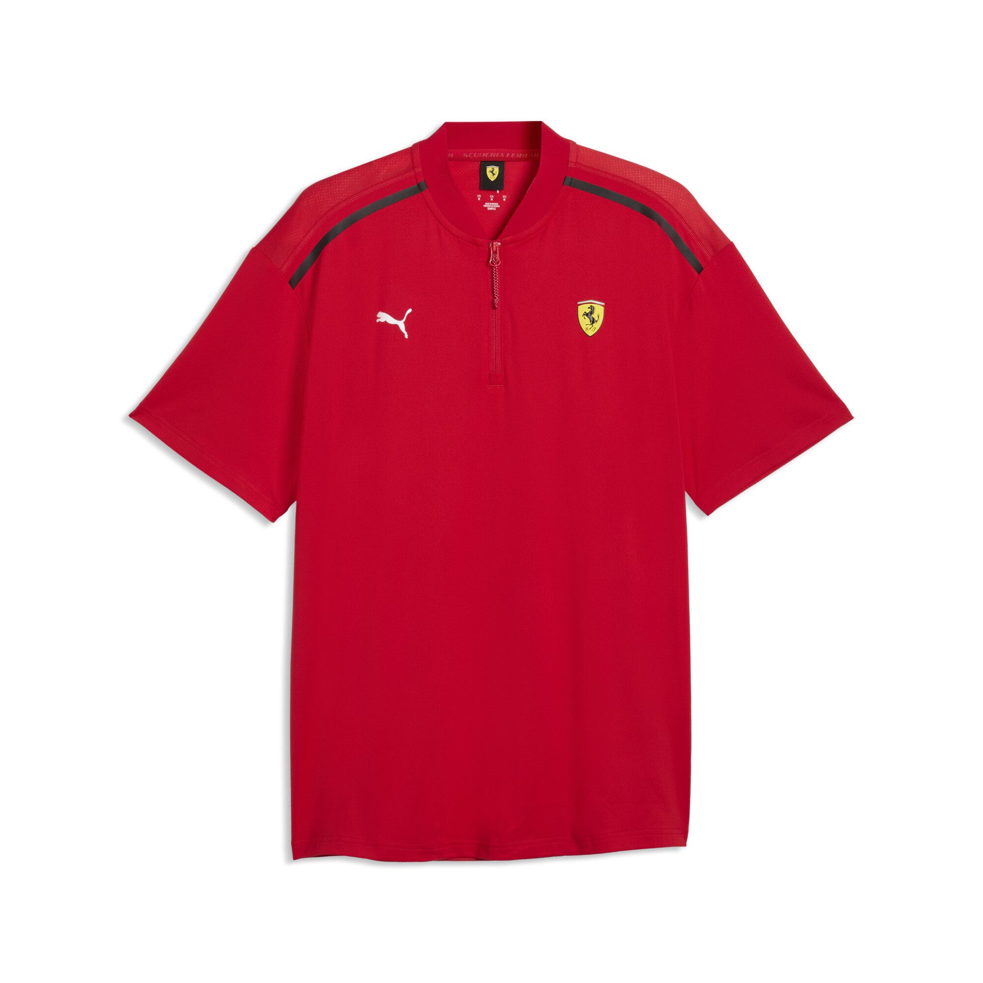 PUMA Poloshirt Scuderia Ferrari Premium CLOUDSPUN Relaxed Polo Herren
