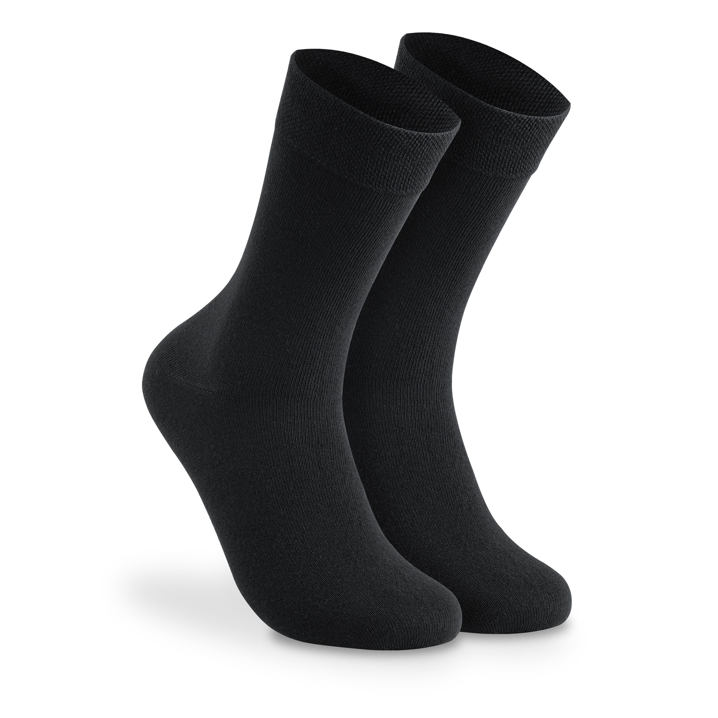 Bärenfuß Businesssocken 8 Paar Herren Damen Premium Business Socken atmungsaktive Baumwolle (ohne spürbare Naht oder Fusseln, plastikfreie Verpackung)