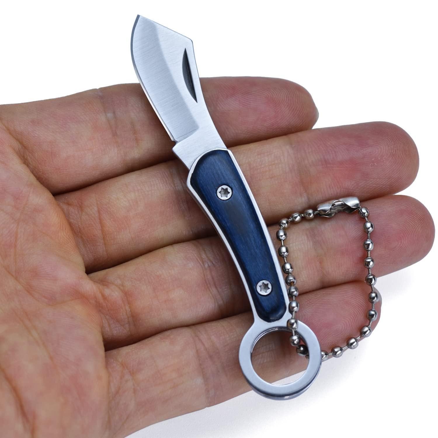 LuxusKollektion Taschenmesser Mini Klappmesser EDC Outdoor Blau
