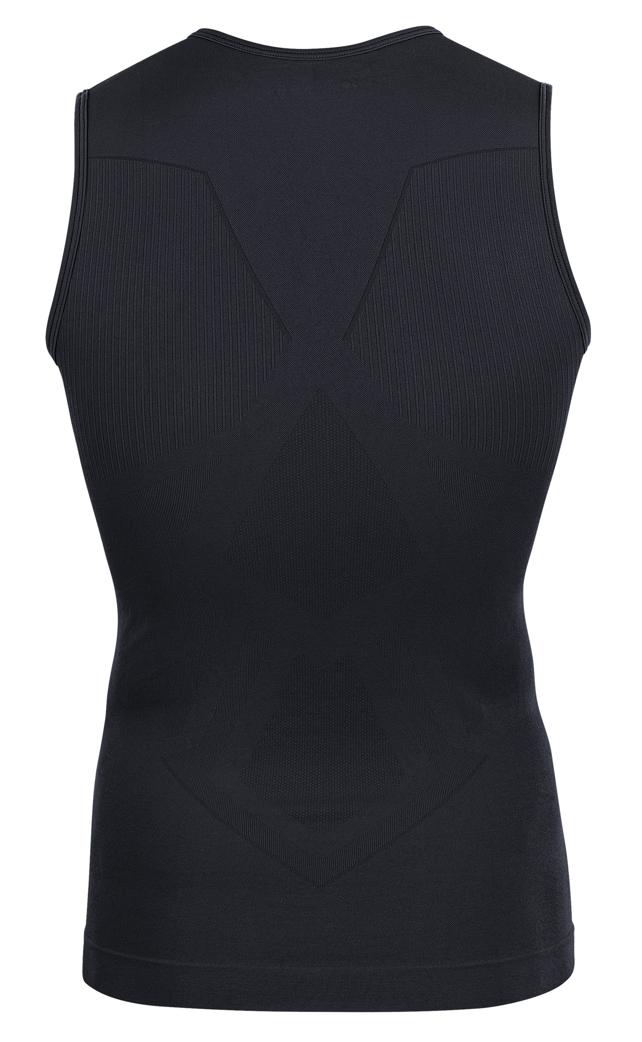 Stark Soul® Funktionsshirt Tanktop UP - Seamless Unterzieh-Shirts Schwarz - WARM Ärmellos