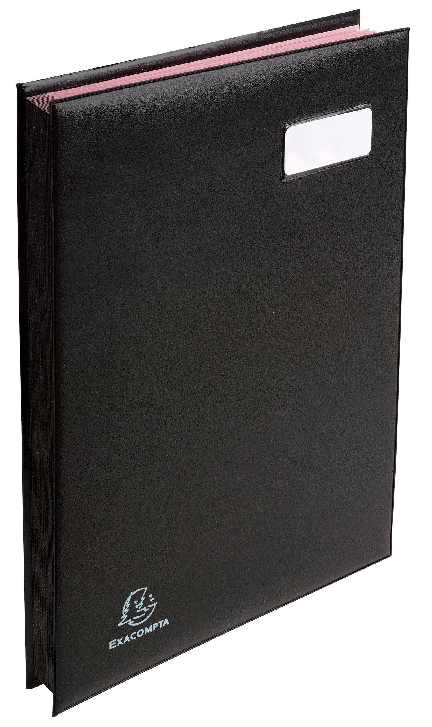 Fächermappe Unterschriftenmappe L'Expanse 24 Fächer Format 24x32cm Schwarz 654765E