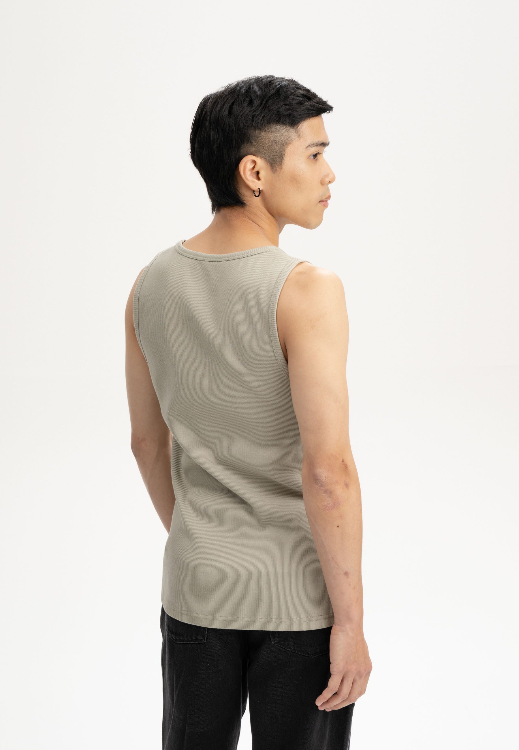 MELA Tanktop Ripp Tanktop Style OSHIN Ärmellos