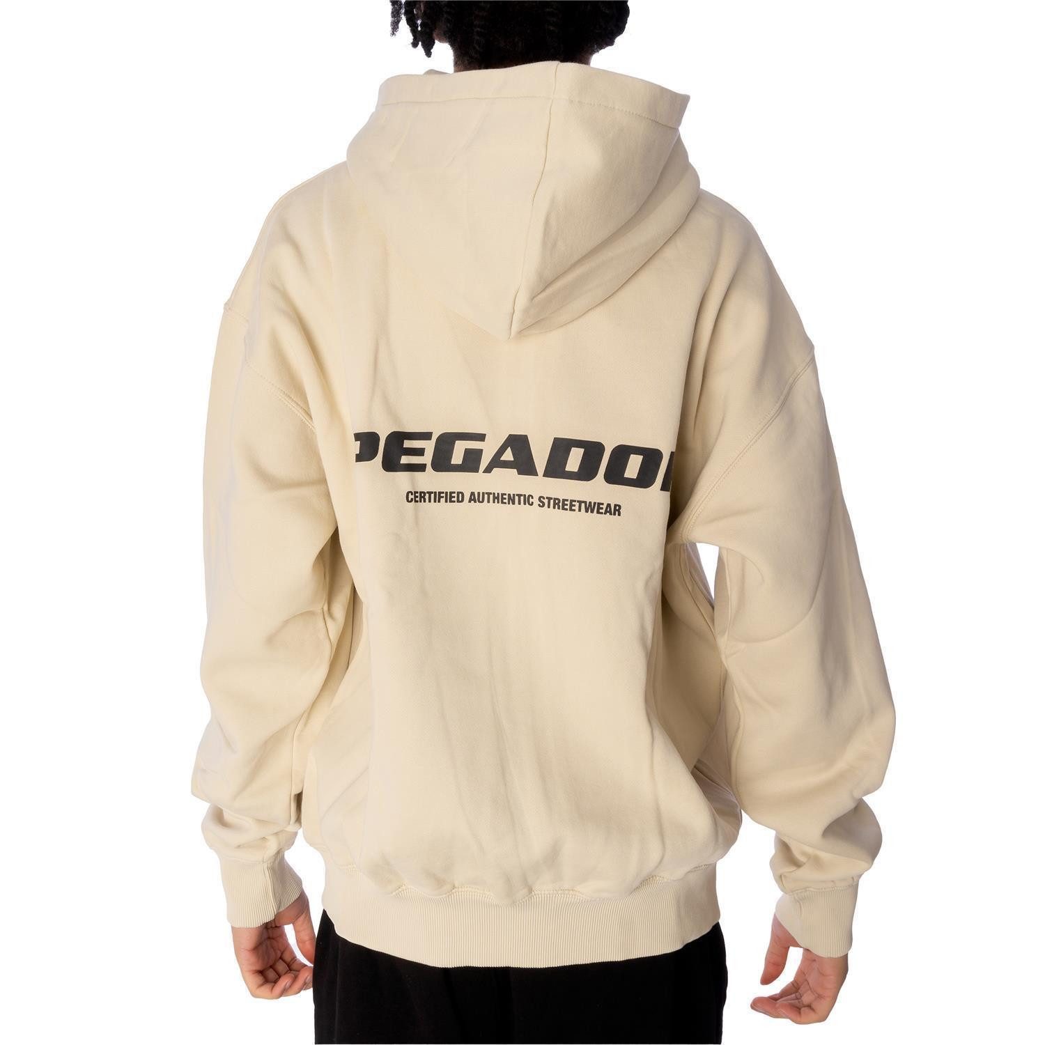 PEGADOR Kapuzensweatjacke Sweatjacke Pegador Colne Logo Oversized