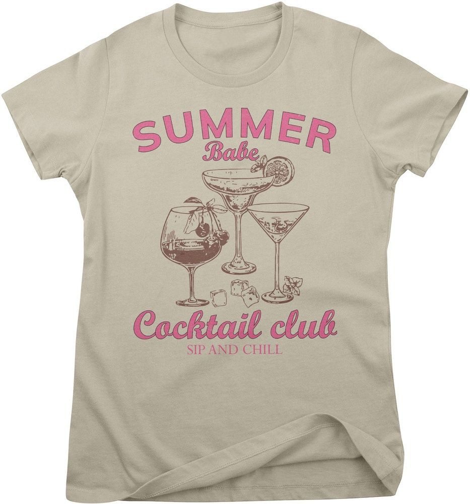T-Shirt Summer Coctail Club Girly Tee
