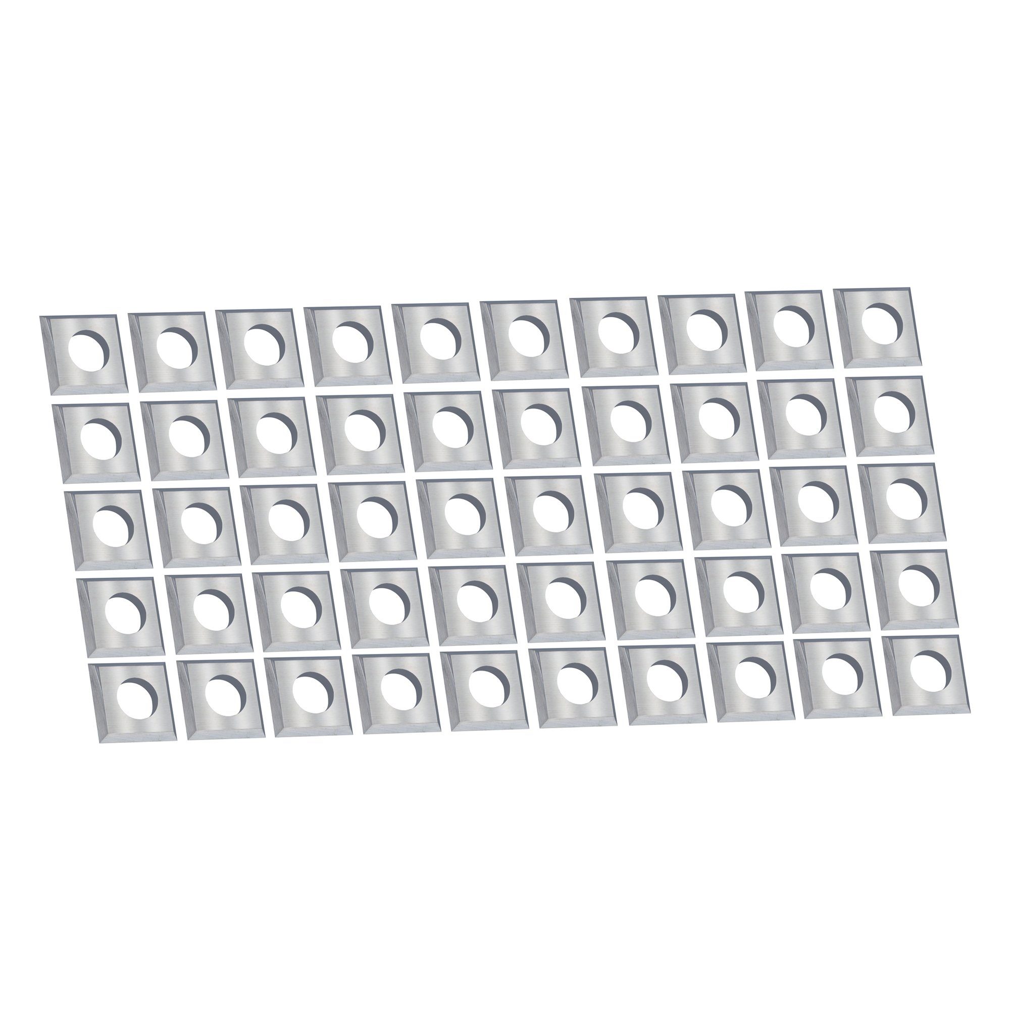 Tigra Wendeplattenfräser Wendeplatte 70 für Hobelköpfe 21x21x5,5mm 40° T10MG 50 St. | Fräser-Sets