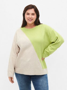 Zizzi Strickpullover SUNNY (1-tlg) Weiteres Detail