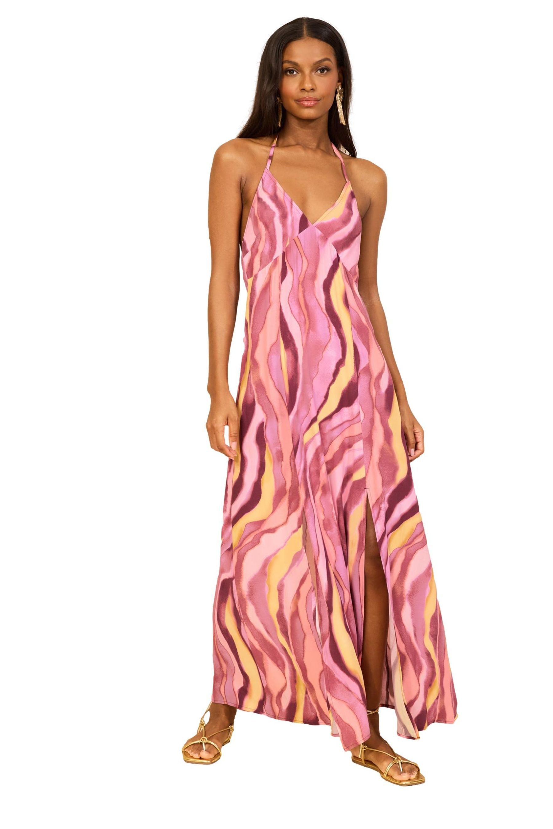 Maxikleid Lipsy Maxikleid mit schmalen Trägern, Regular