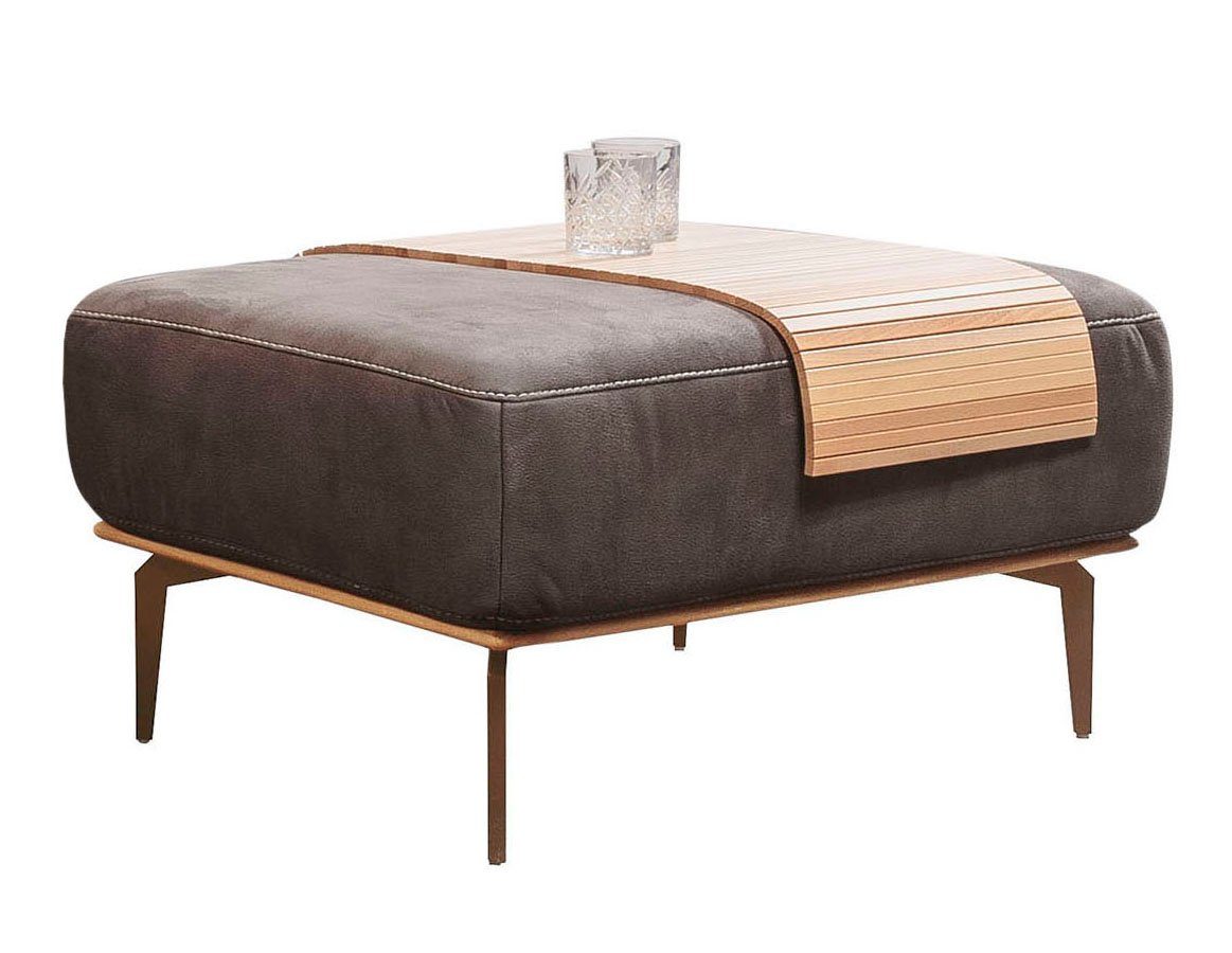 W.SCHILLIG Диван run, mit Holzsockel, Füße in Bronze pulverbeschichtet, Breite 75 cm