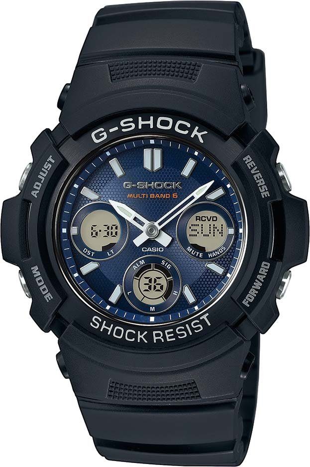 CASIO G-SHOCK Funkchronograph AWG-M100SB-2AER, Solar