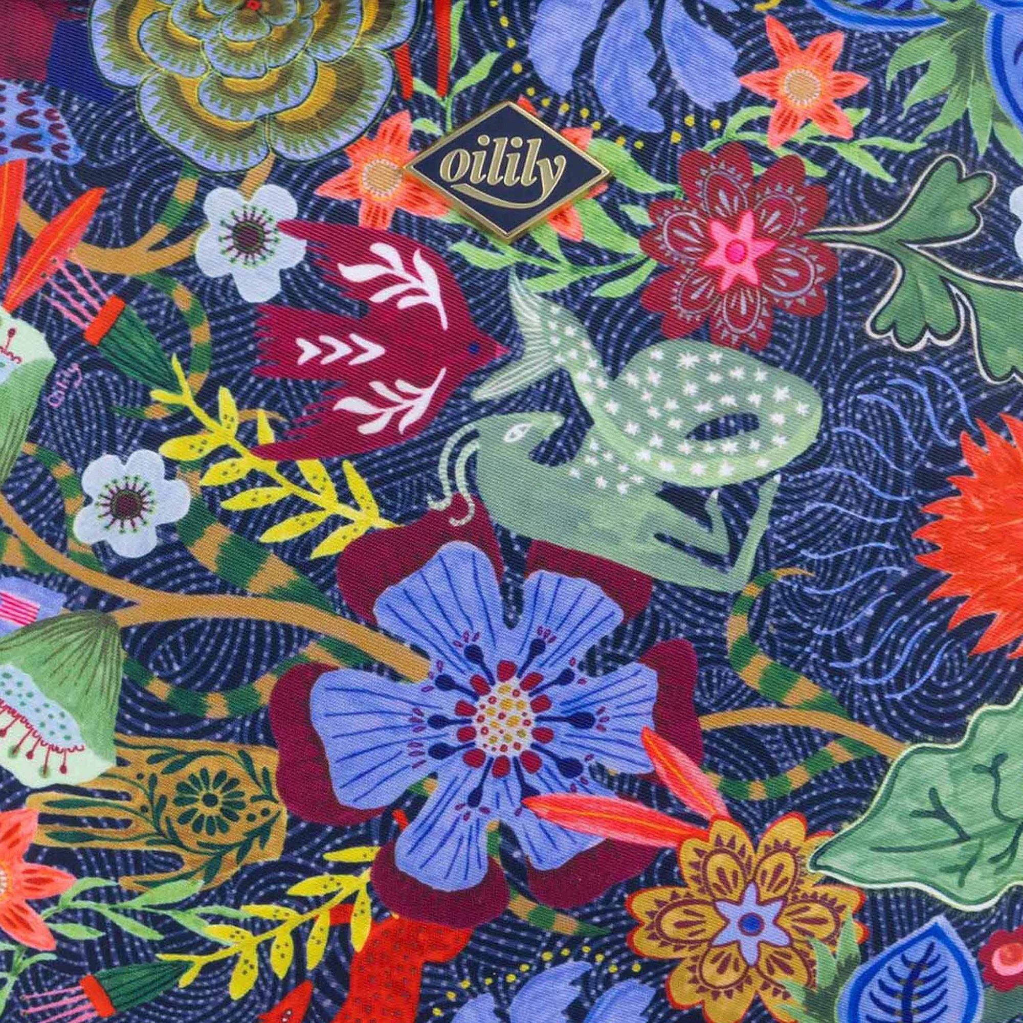 Oilily Kulturbeutel Schokland Treasues Cara, Polyester
