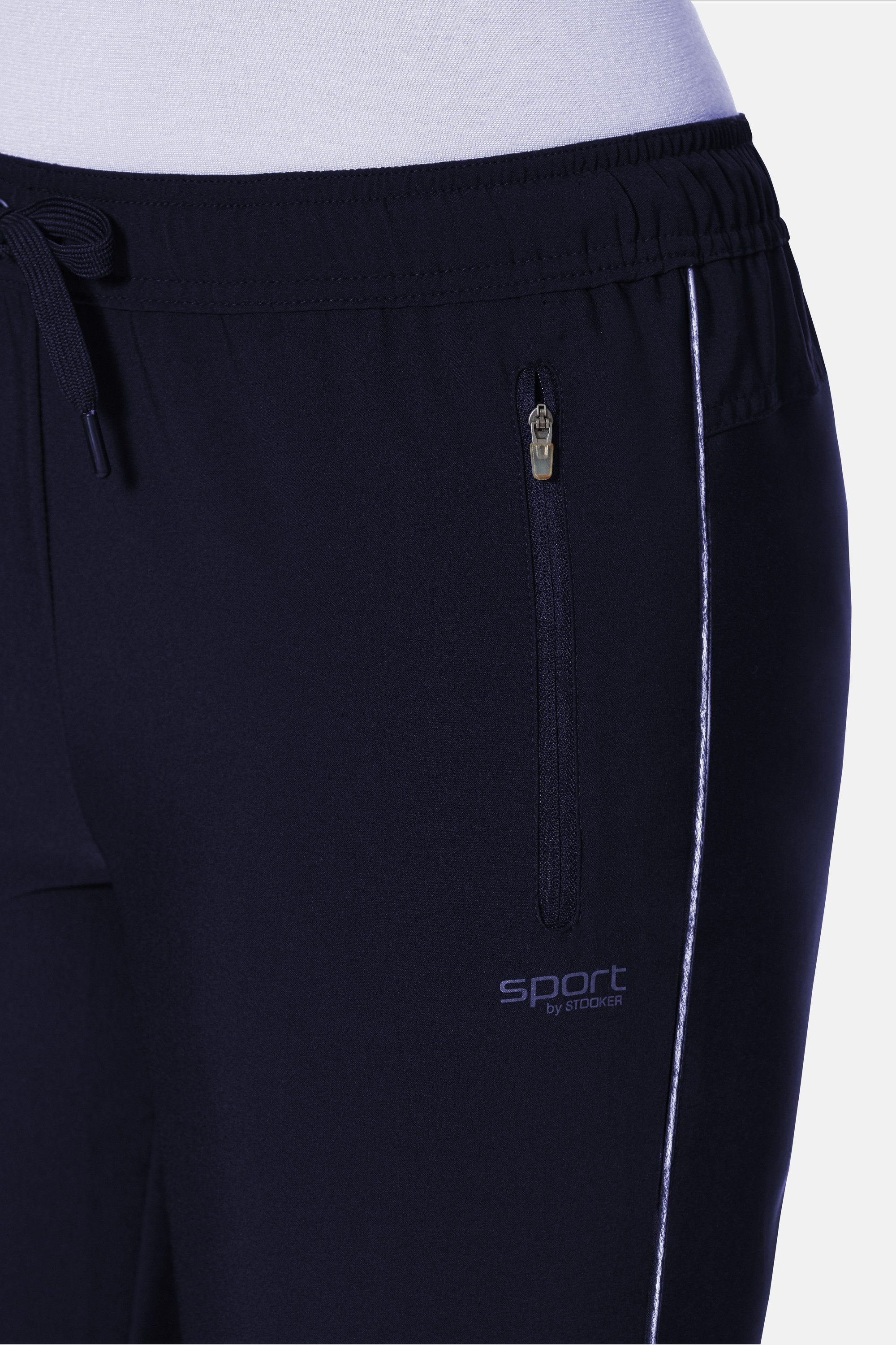 STOOKER WOMEN Sporthose Stripe 7/8 Sporthose Regular Fit Sport Synthetik für Damen