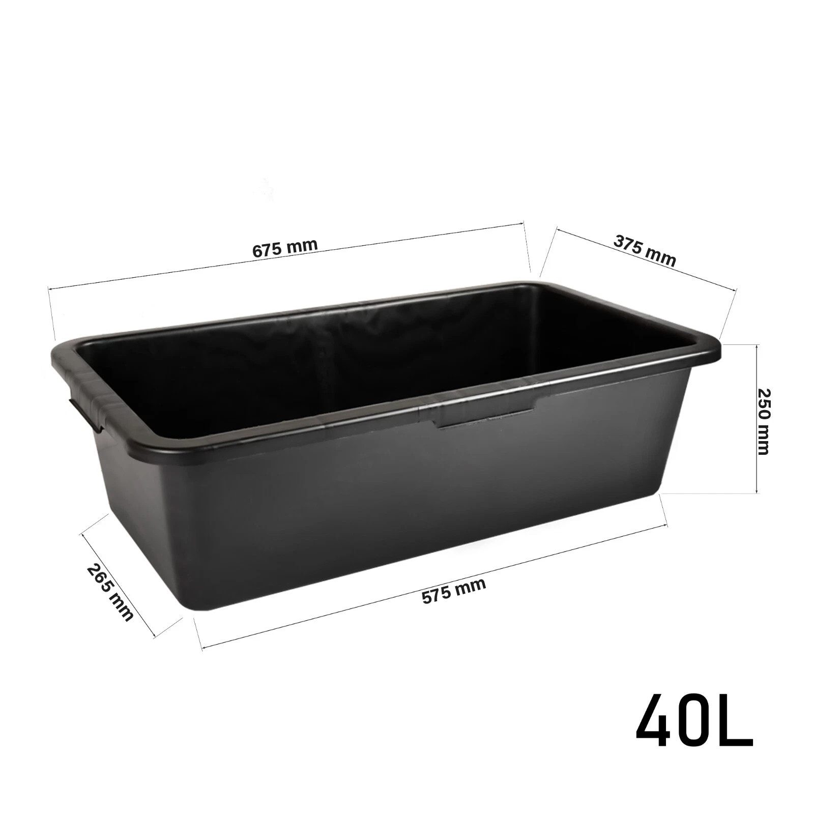 Prima-Online Mörtelkübel Mörtelkasten 40L / 65L / 80L Mörtelwanne, (1-tlg), [ 1 Stück 40L ]