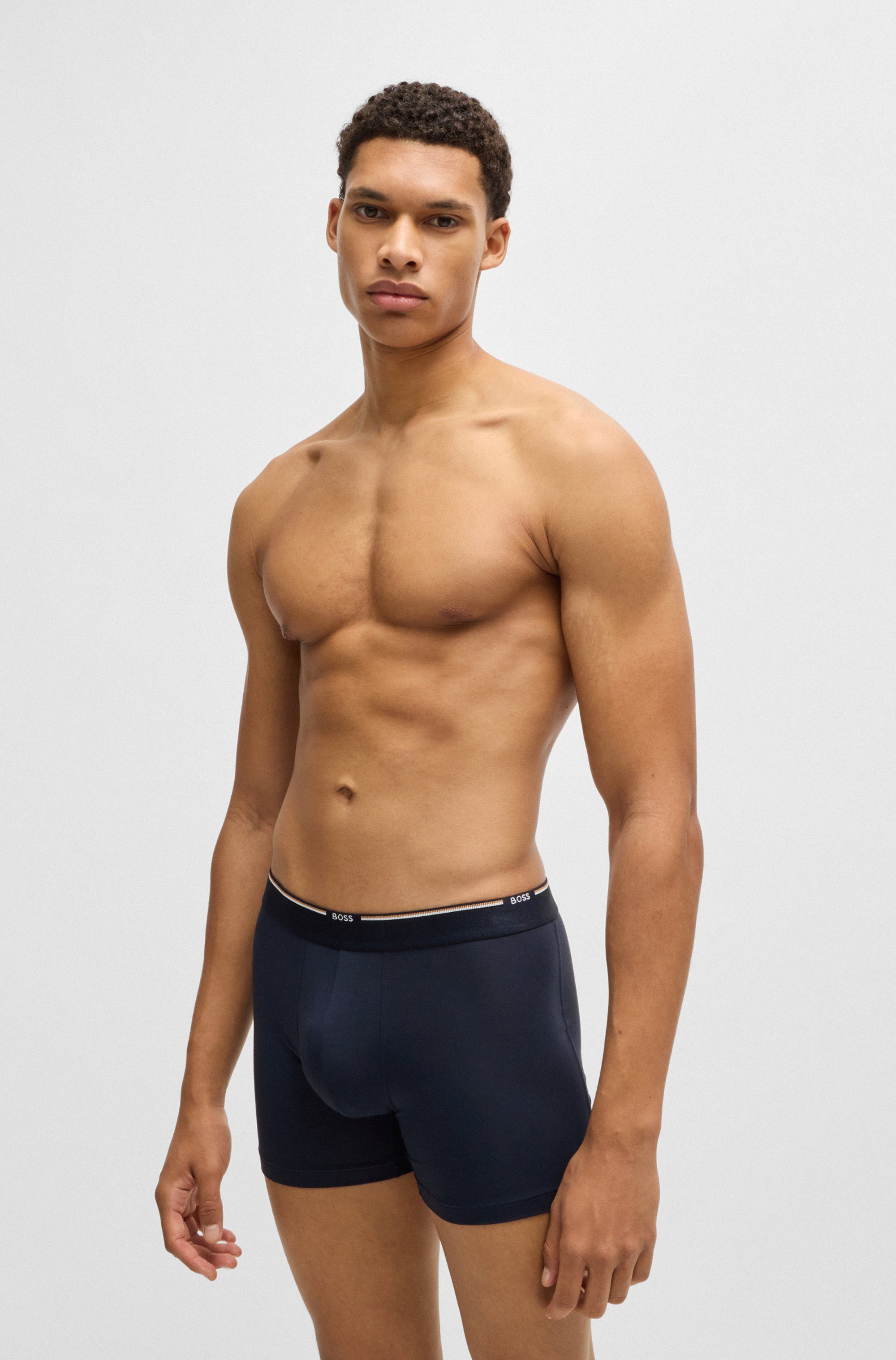 BOSS Boxer BoxerBr 3P Natura (Packung, günstig online kaufen