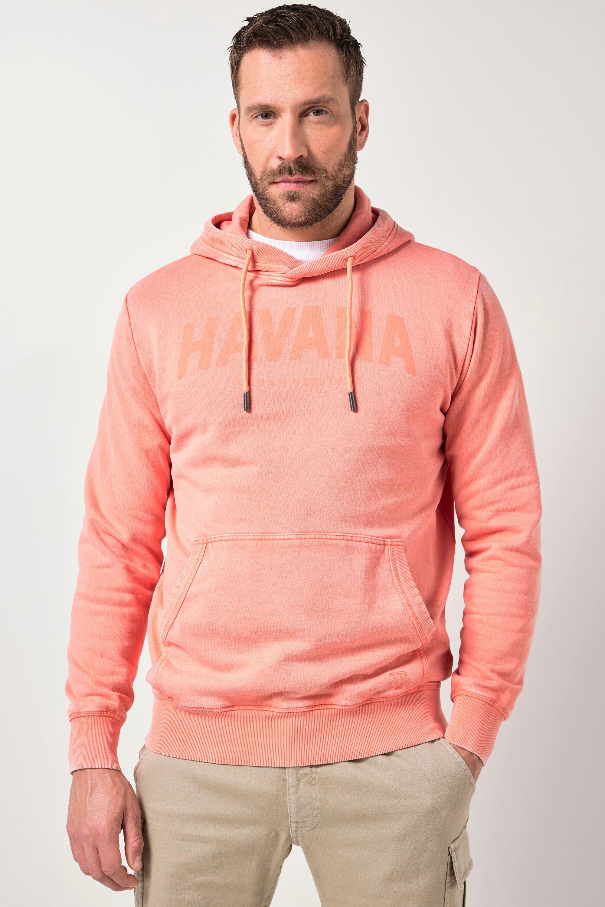 JP1880 Sweatshirt Hoodie Kapuze Kängurutasche Vintage Look