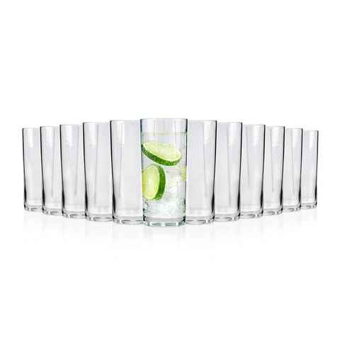 SÄNGER Gläser-Set Merlot Trinkgläser, Glas, Longdrink Gläser mit schlichtem Design, zeitlos, spülmaschinengeeignet