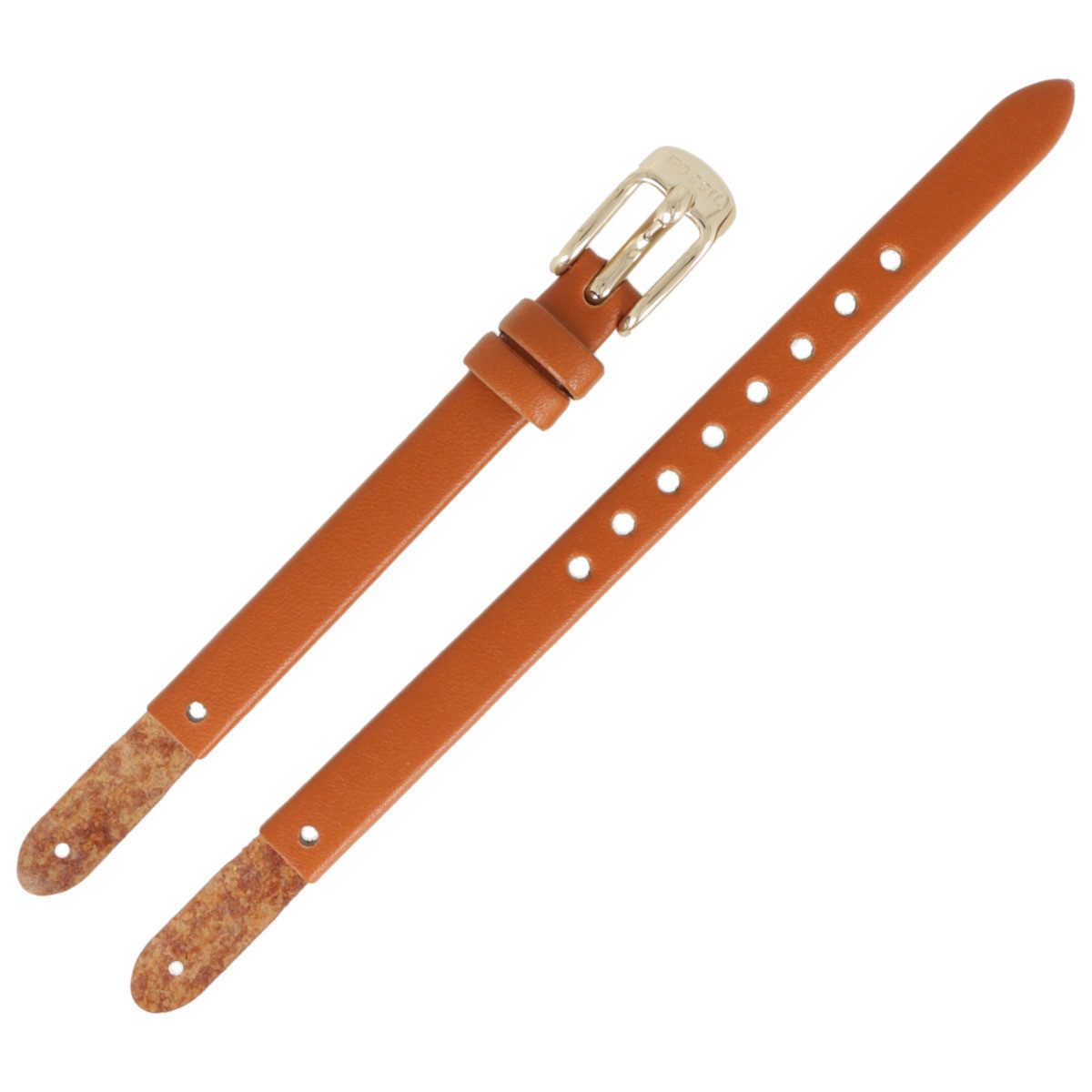 Fossil Uhrenarmband 8mm Leder Braun ES-4000 LB-ES4000