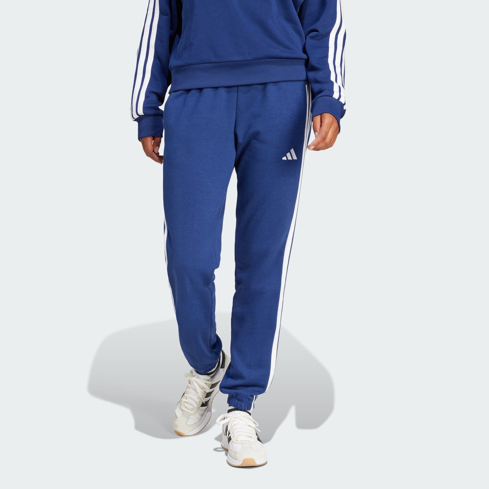 adidas Sportswear Sporthose ESSENTIALS 3-STREIFEN FRENCH TERRY CUFFED HOSE günstig online kaufen