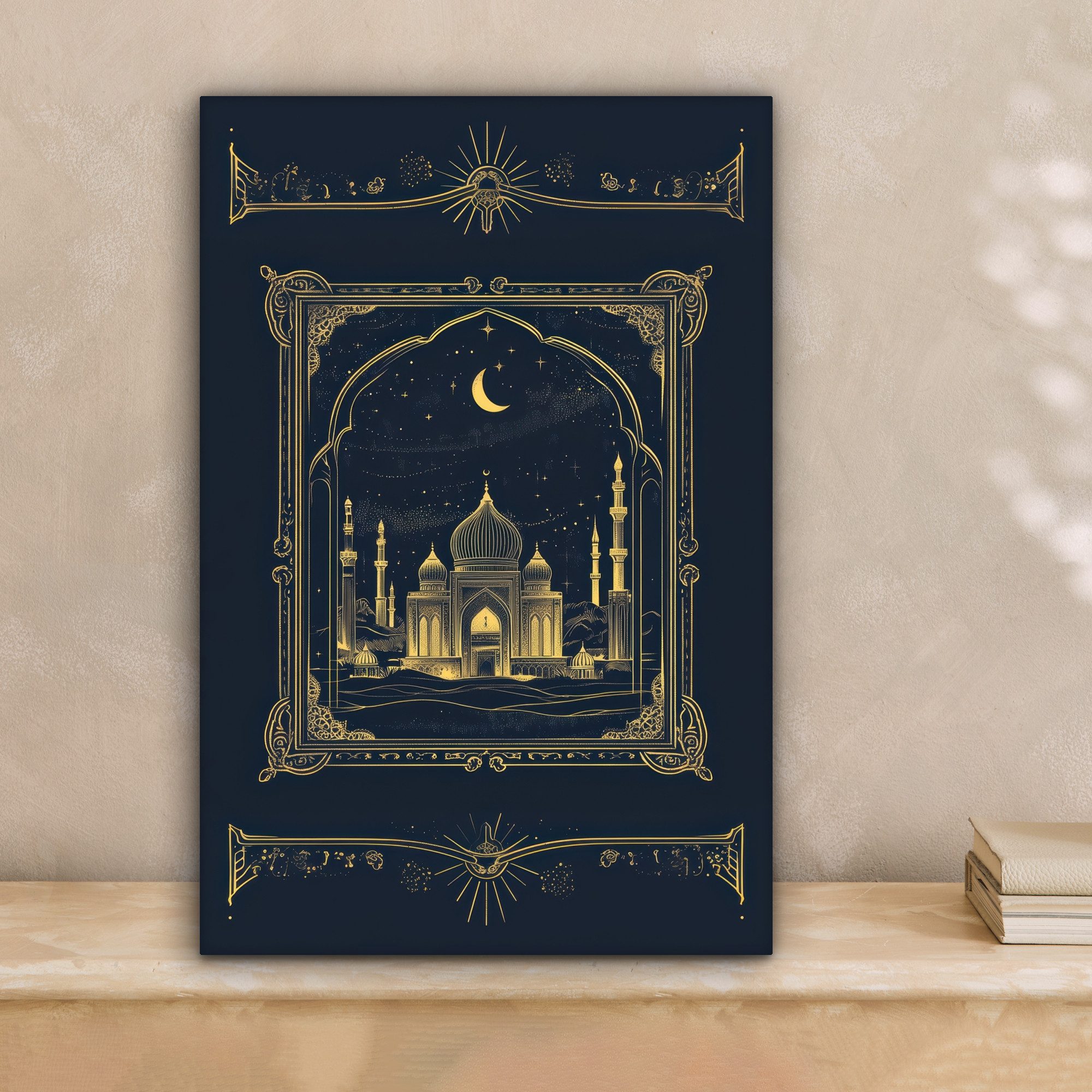 OneMillionCanvasses® Leinwandbild Moschee - Islam - Gold - Ramadan - Islami günstig online kaufen