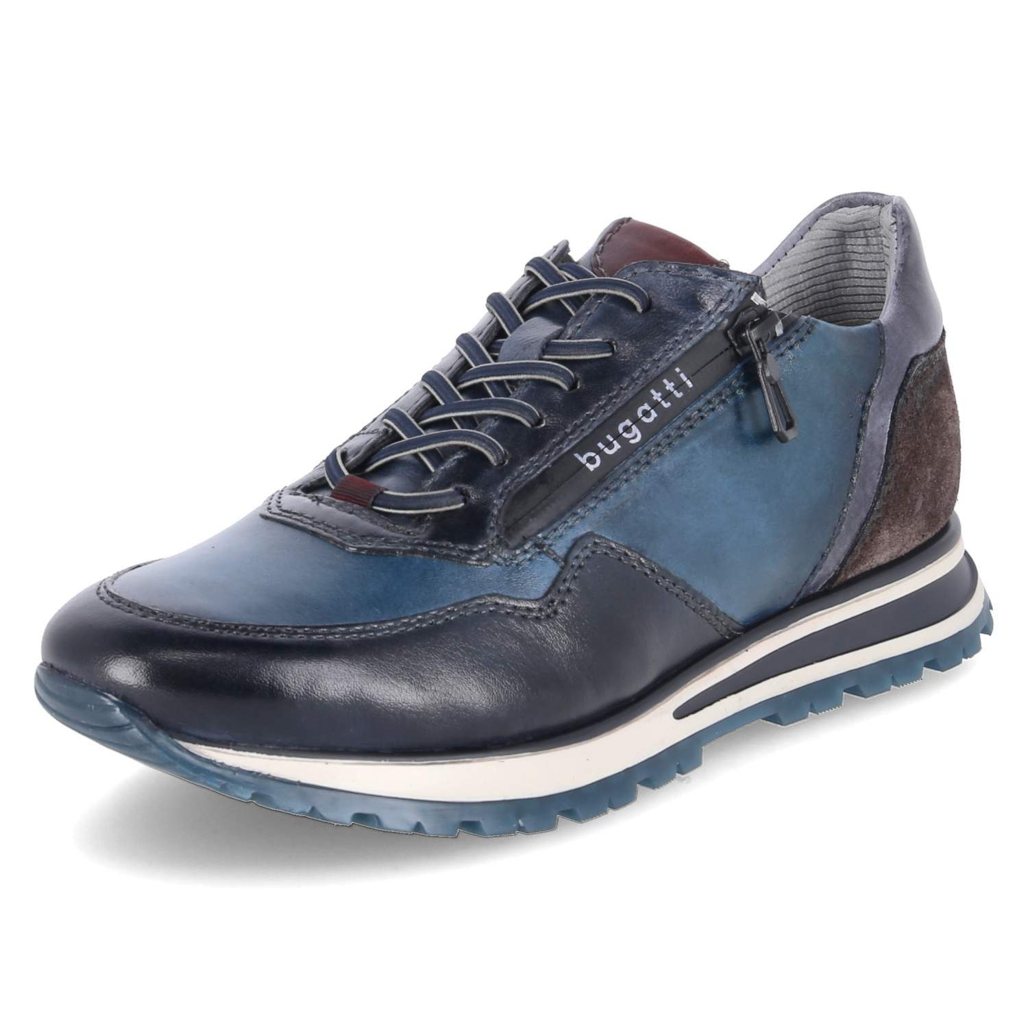 bugatti Bugatti 331AG8094141-4140 Herren Glattleder blau Schnürschuh günstig online kaufen