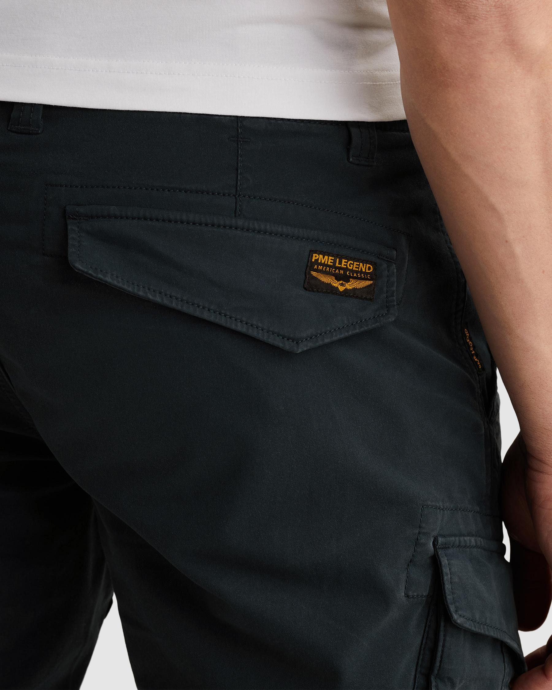 PME LEGEND Cargobermudas NORDROP CARGO SHORTS STRETCH TWILL normale Passform, mit Gürtelschlaufen, unifarben