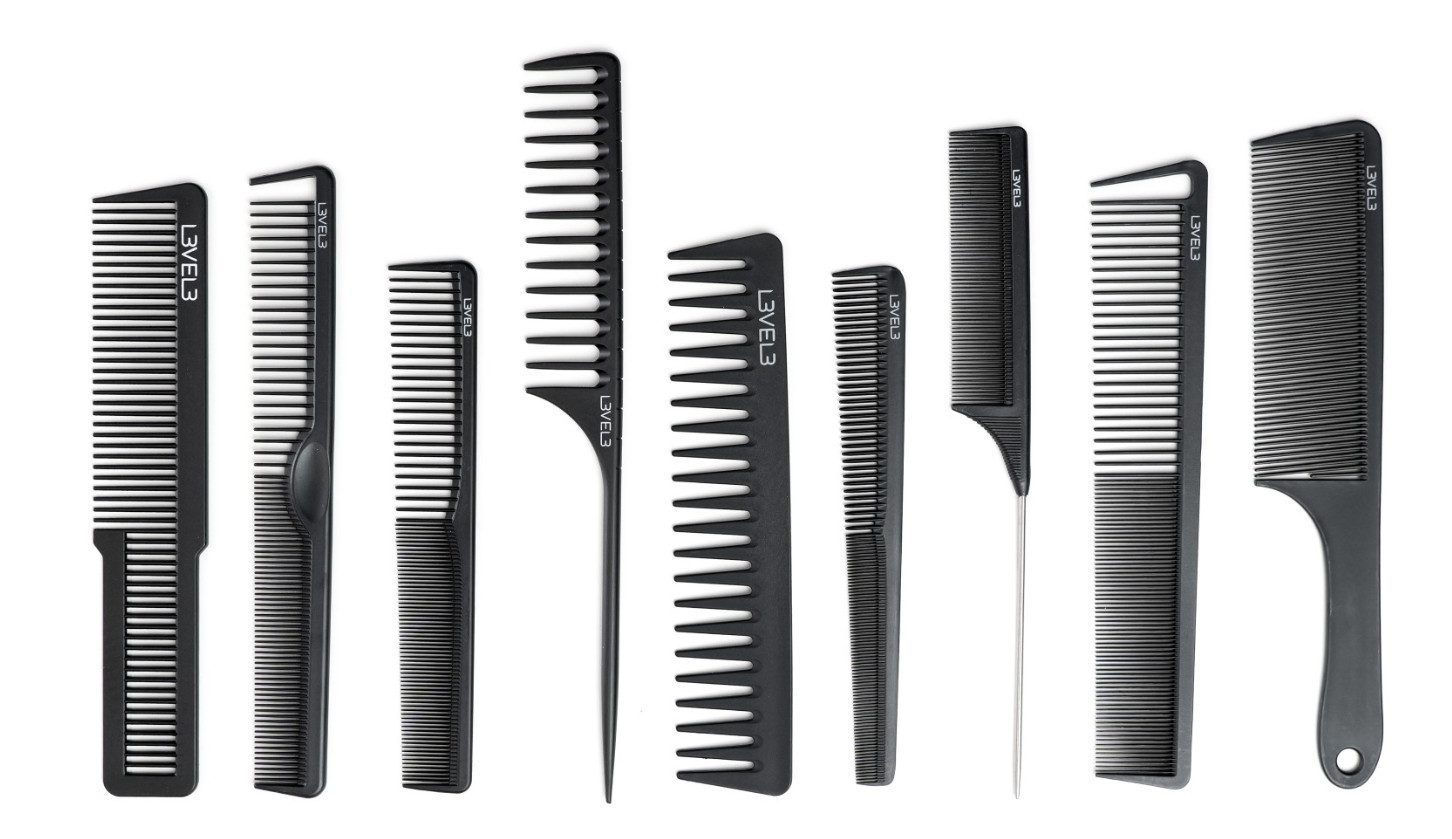 L3VEL3™ Distribution and Corporate Haarkamm Carbon Comb Set