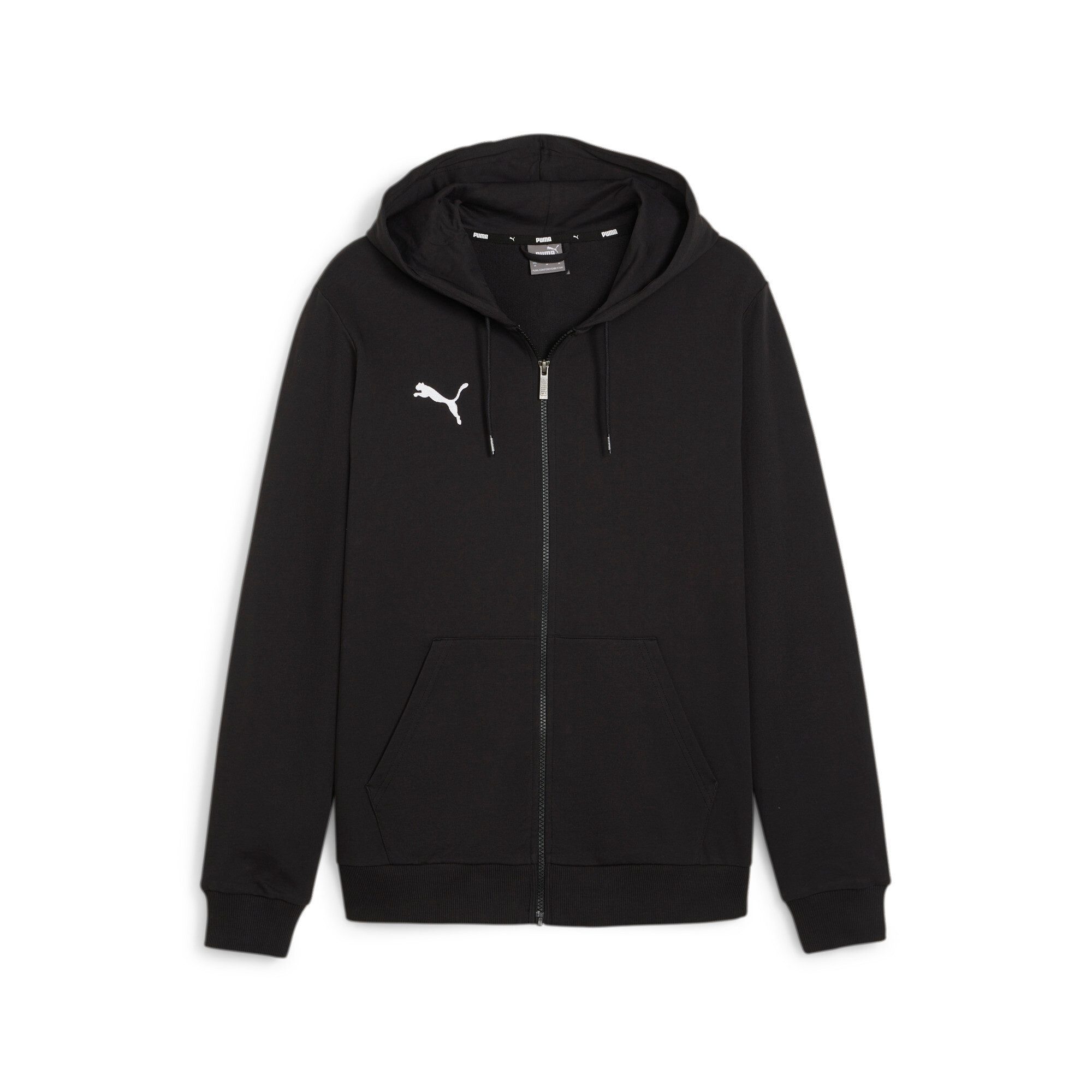 PUMA Kapuzensweatjacke TEAMGOAL CASUALS HOODED JACKET mit Kapuze, für Fußball und Freizeit, mit Reißverschluss