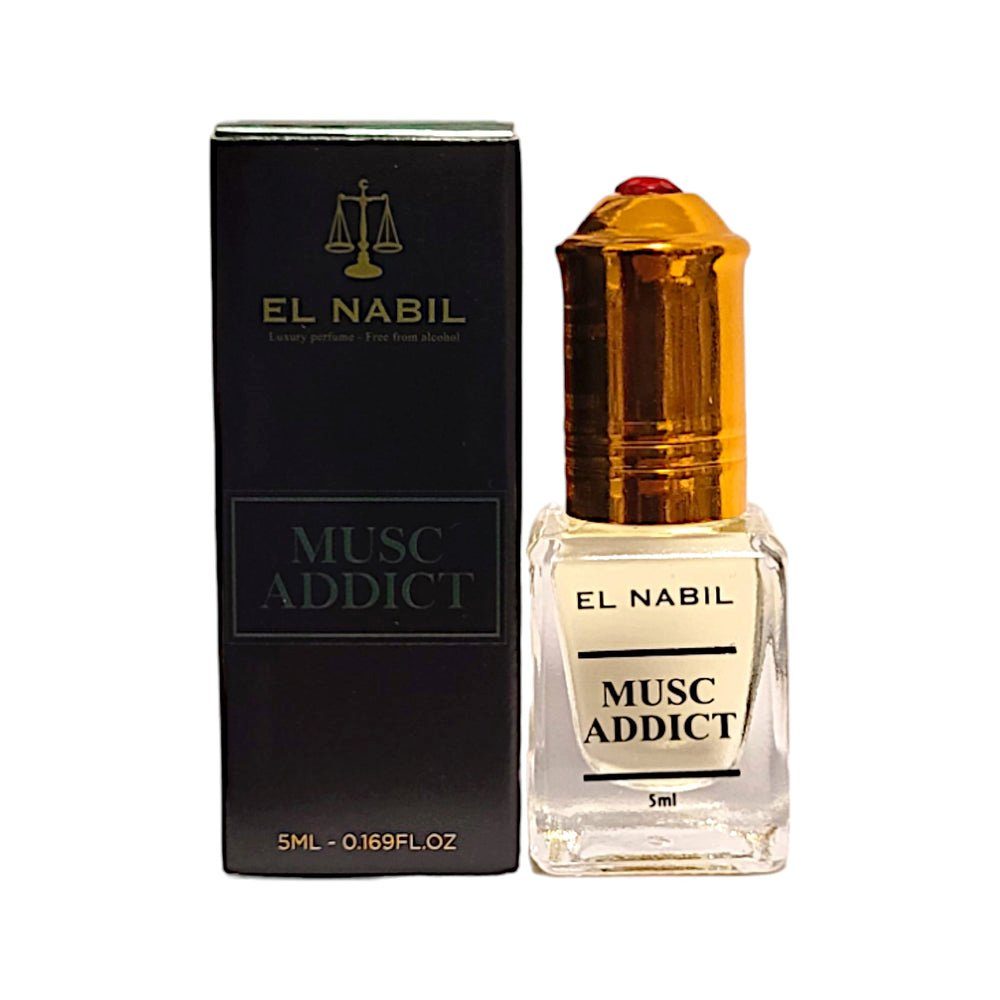 El Nabil Öl-Parfüm El Nabil Musc Addict Parfum Öl mit Roll-On-Applikator 5 ml
