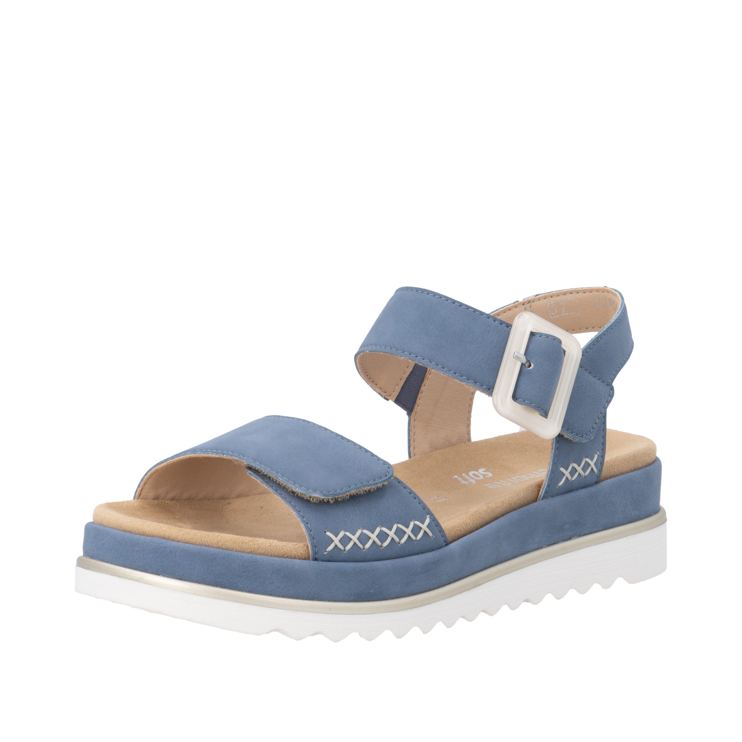 Remonte Plateausandaletten Sommerschuh, Keilsandale mit praktischen Klettverschlüssen