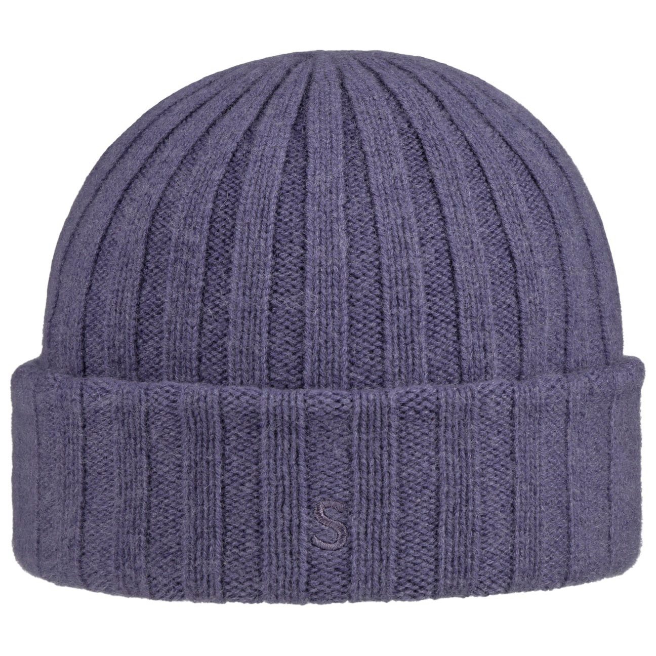 Stetson Strickmütze (1-St) Rippmütze mit Umschlag