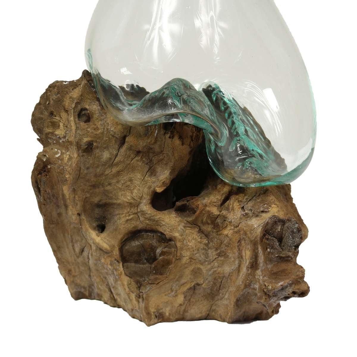 Oriental Galerie Dekofigur in im Glas Handarbeit St), Nr.4 traditionelle Herstellung Wurzelholz Ursprungsland cm 18 (1