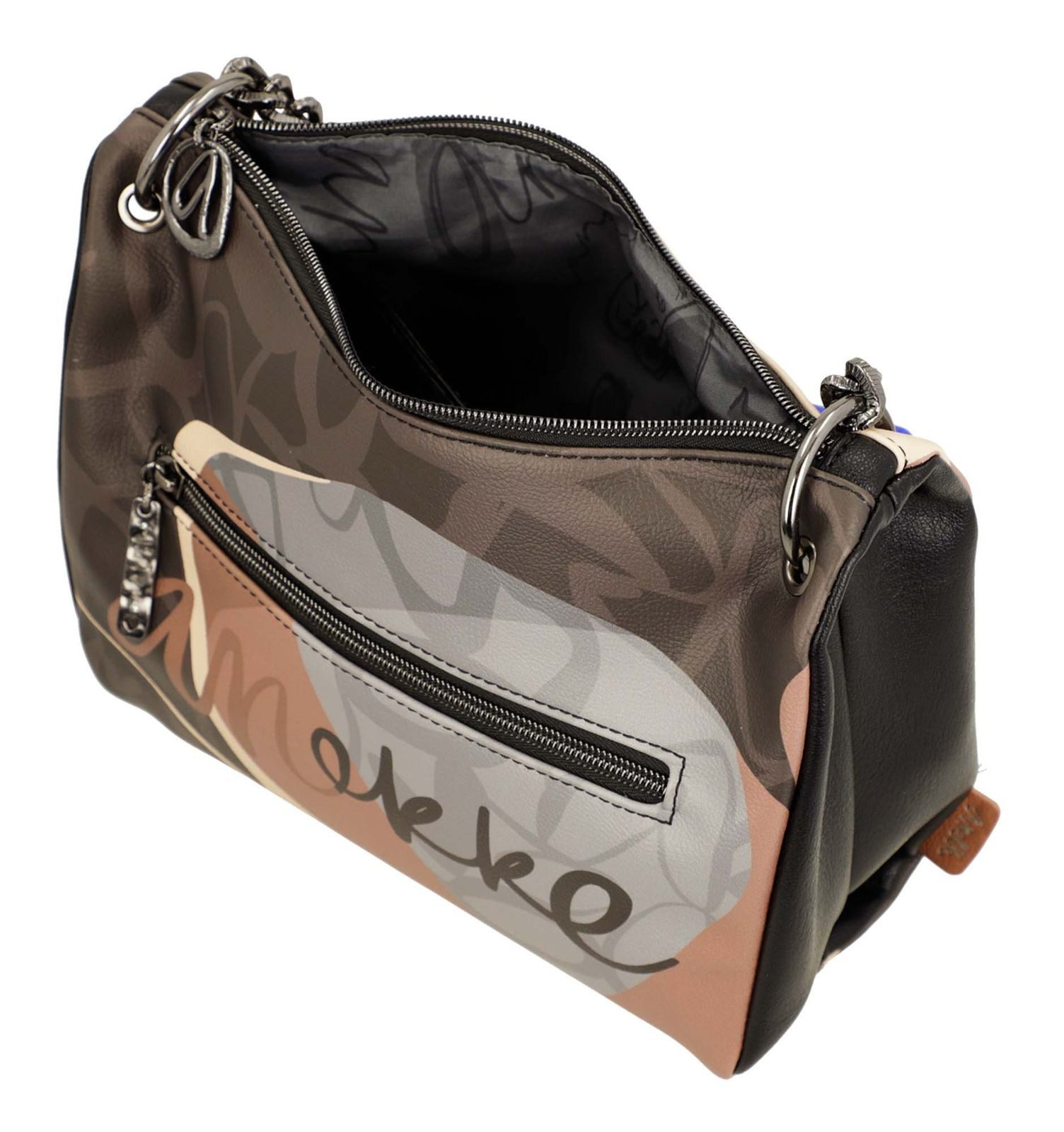 Anekke Schultertasche Crossbody Bag With Metal Handle