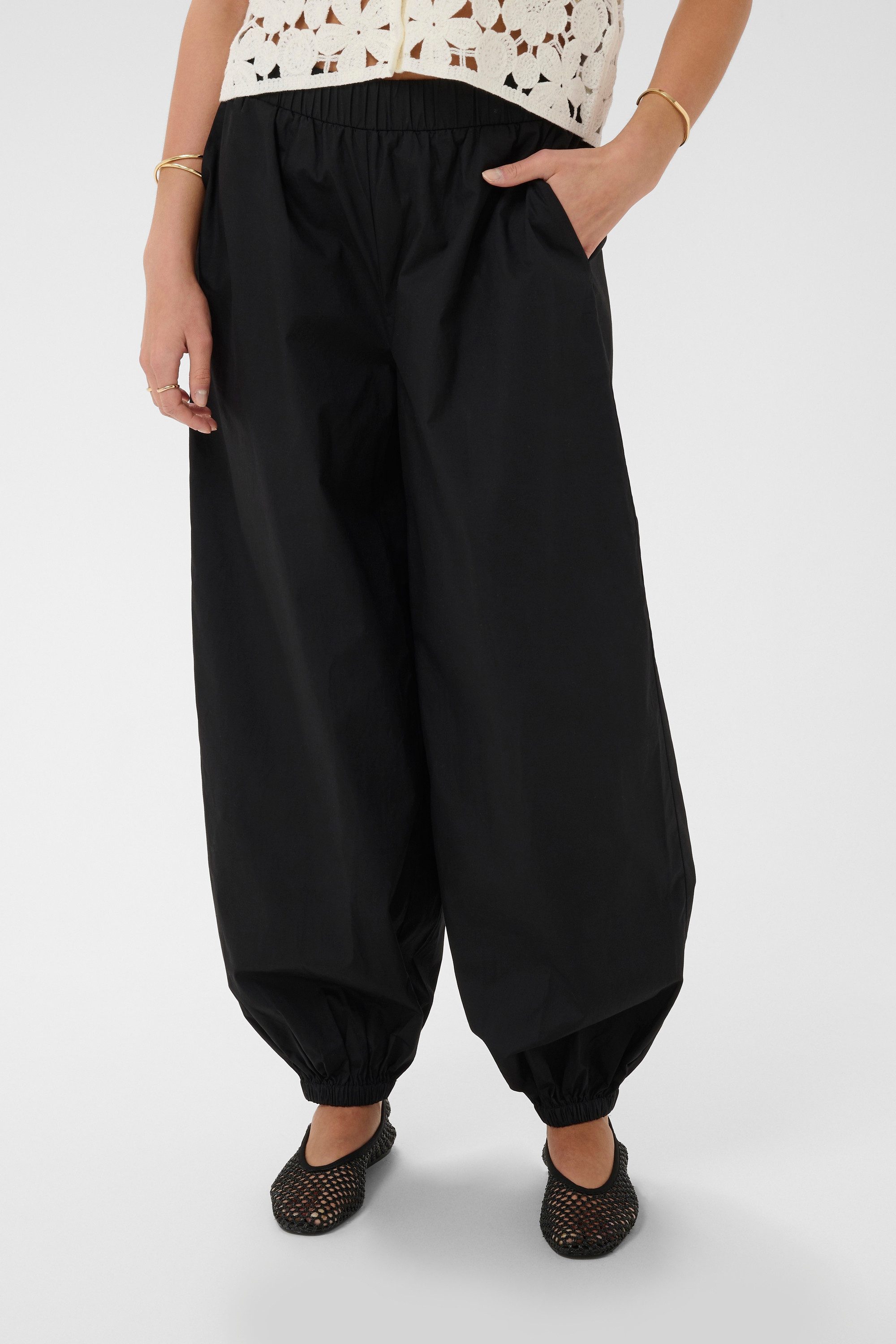 Cream Stoffhose Casual Hose CRBalua