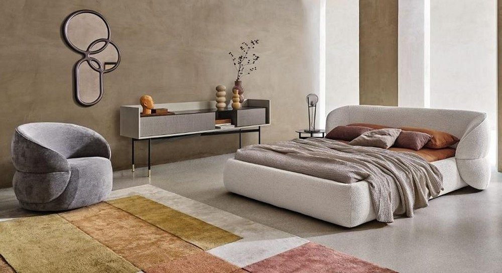 Xlmoebel Polsterbett XLMOEBEL Polsterbett Grau mit Schlafsofa-Funktion und elegantem Design (Bett, Polsterbett mit Schlafsofa-Funktion), Made in Europa