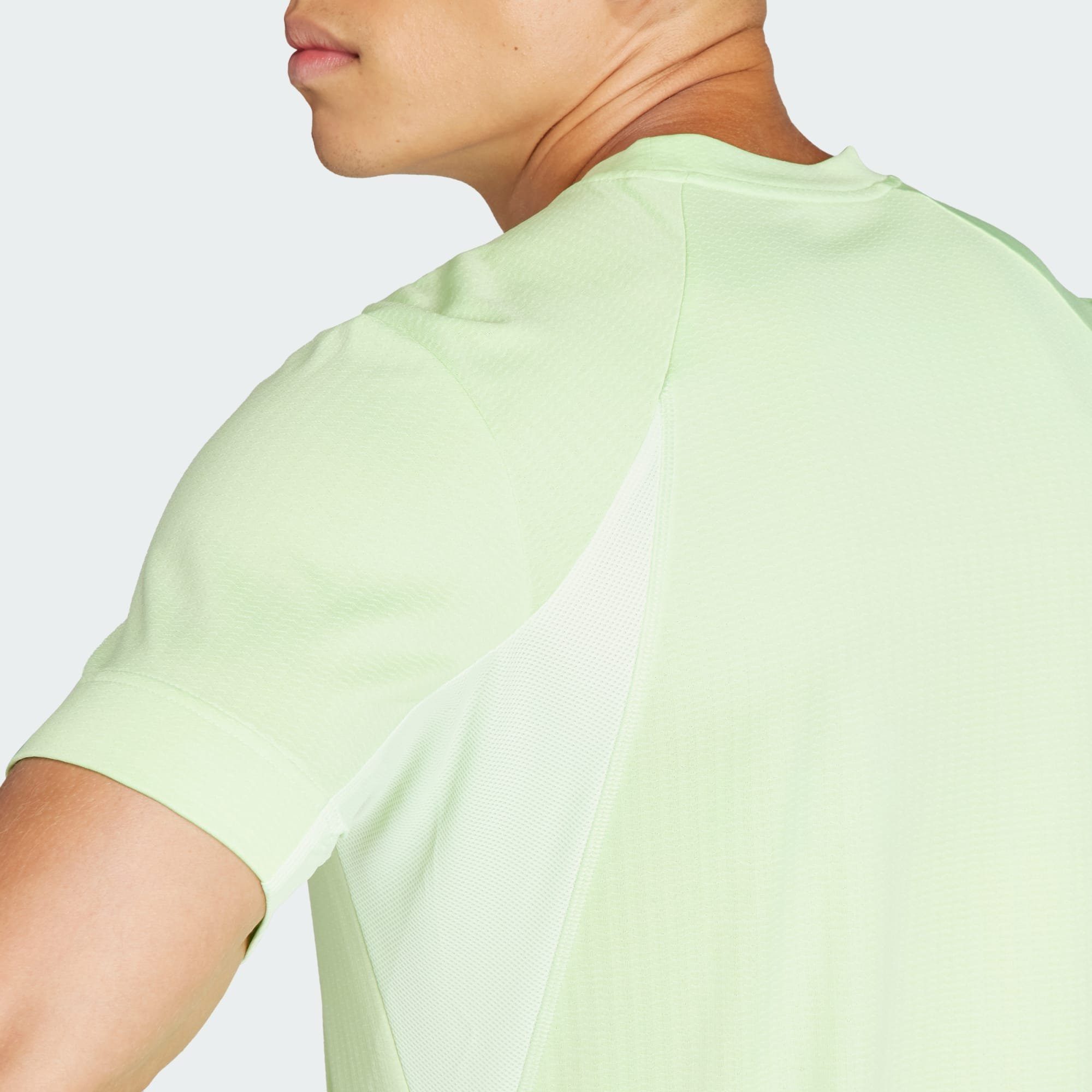 adidas Performance Funktionsshirt FREELIFT Green TENNIS T-SHIRT Green Spark Semi Spark 