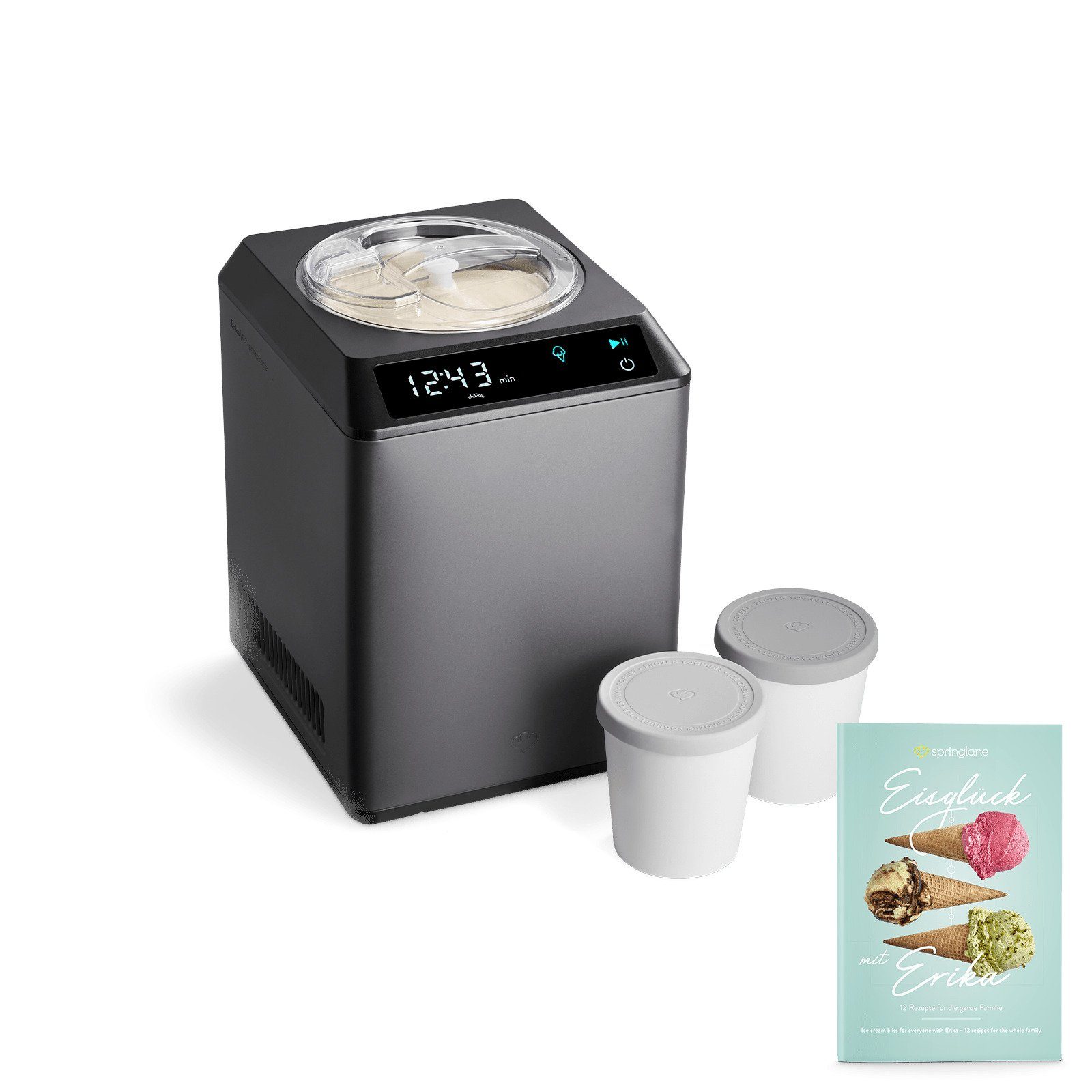 Springlane Eismaschine & Joghurtbereiter mit Kompressor Erika, 2.5 l, 250 W  online kaufen | OTTO