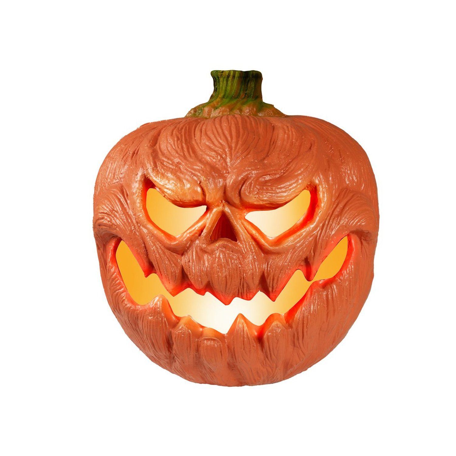 SATISFIRE Dekofigur Halloween Deko Kürbis beleuchtet D: 18cm flackernde LED mit Batterien