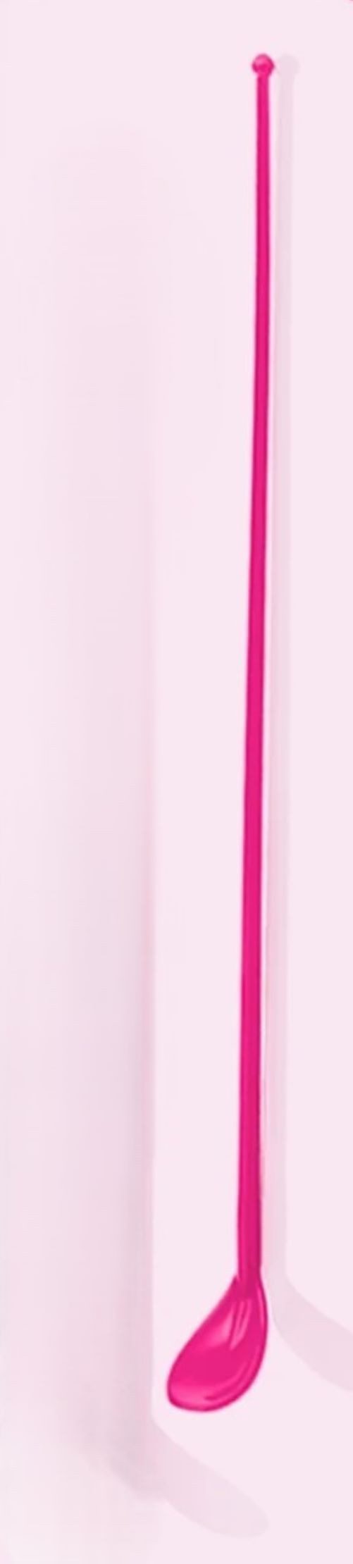 TUPPERWARE Kinderlöffel Tupperware Flaschenlöffel, Ketchuplöffel 20cm pink