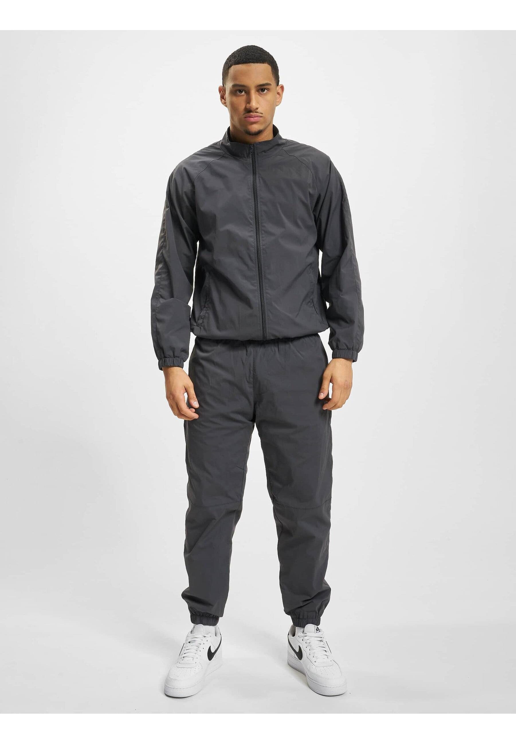 DEF Trainingsanzug DEF Herren DEF Elastic plain track suit (2-tlg)