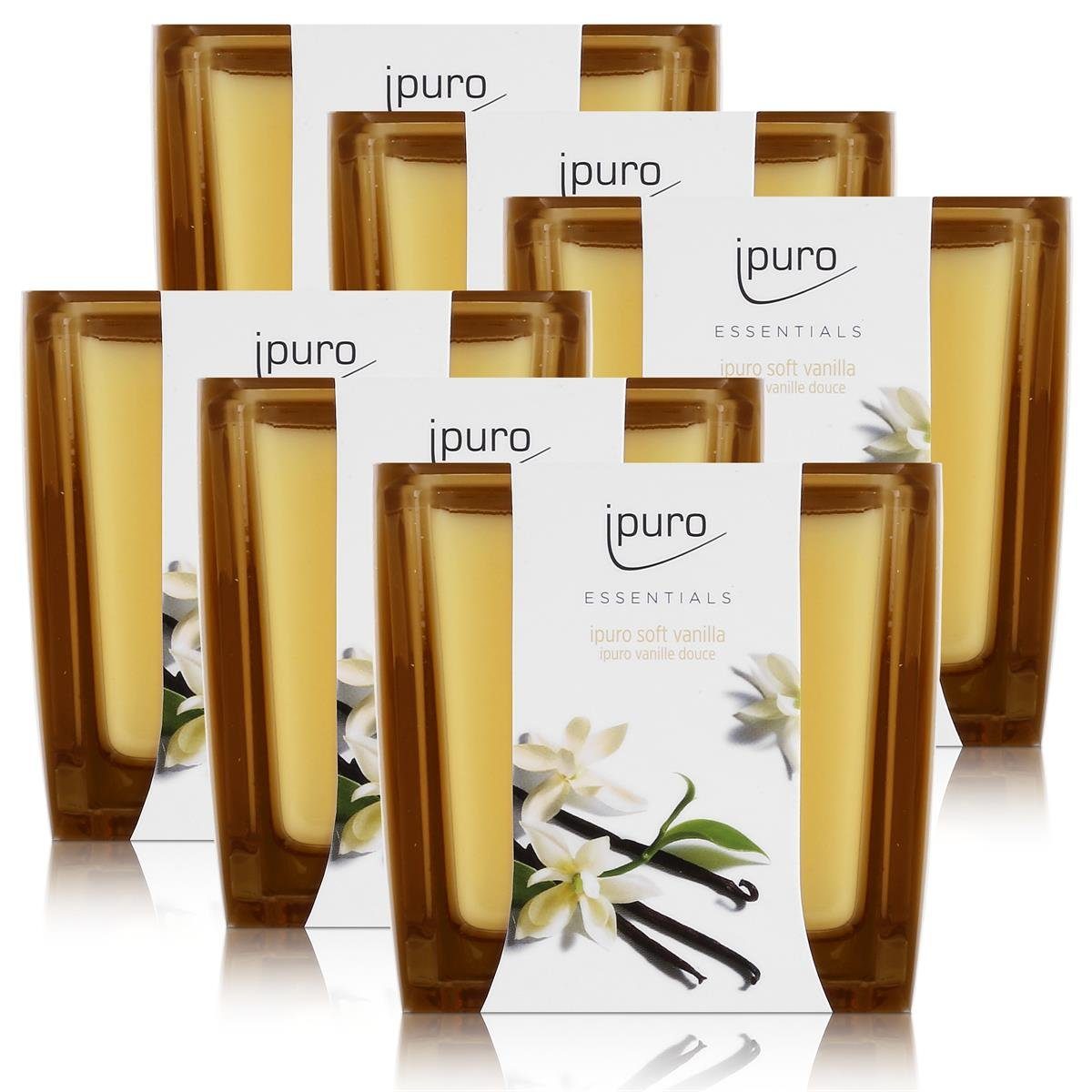 IPURO Duftkerze Essentials by Ipuro Duftkerze soft vanilla 125g