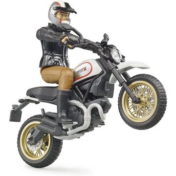 Bruder® Spielzeug-Motorrad Scrambler Ducati Desert Sled, mit Fahrer Motorrad
