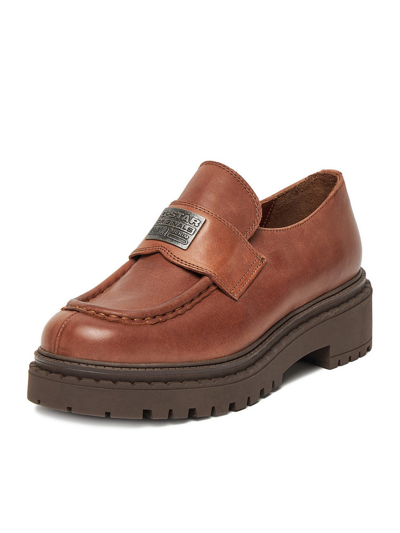 G-STAR G Star Raw Damen Loafer G-STAR RAW-EO-DOLUNAY-25FW05 Braun Braun Mokassin